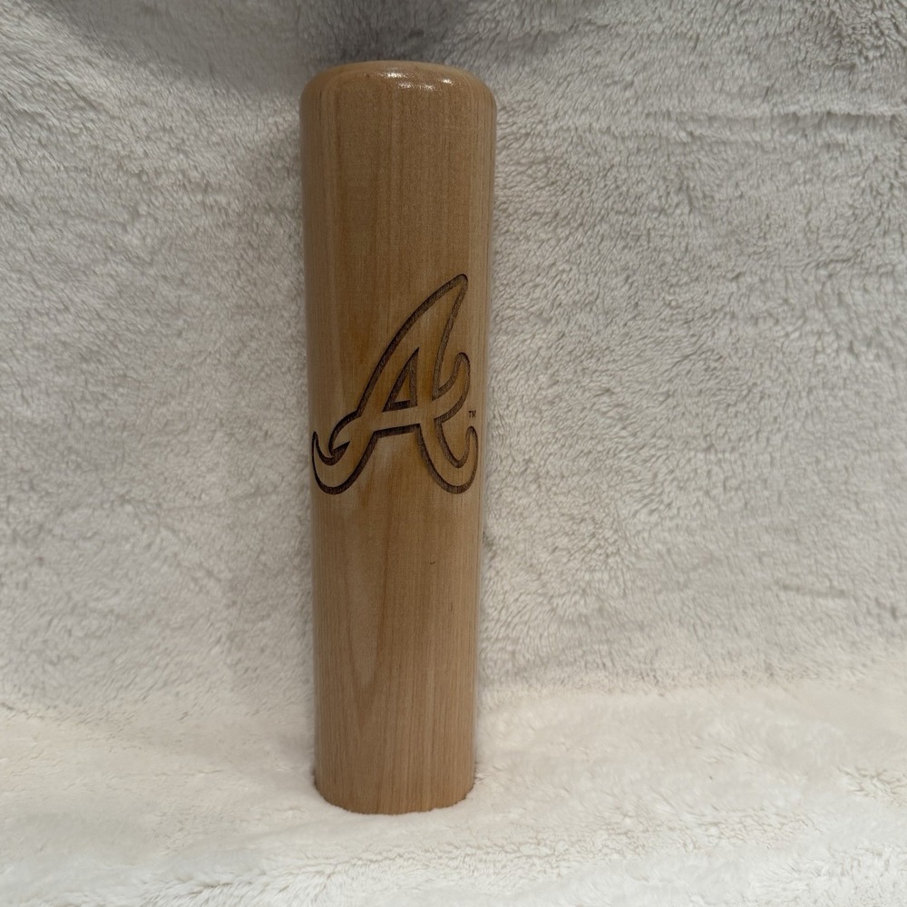 DUGOUT MUGS MLB Atlanta Braves 10" Wood Baseball Bat Drink Mug NEW